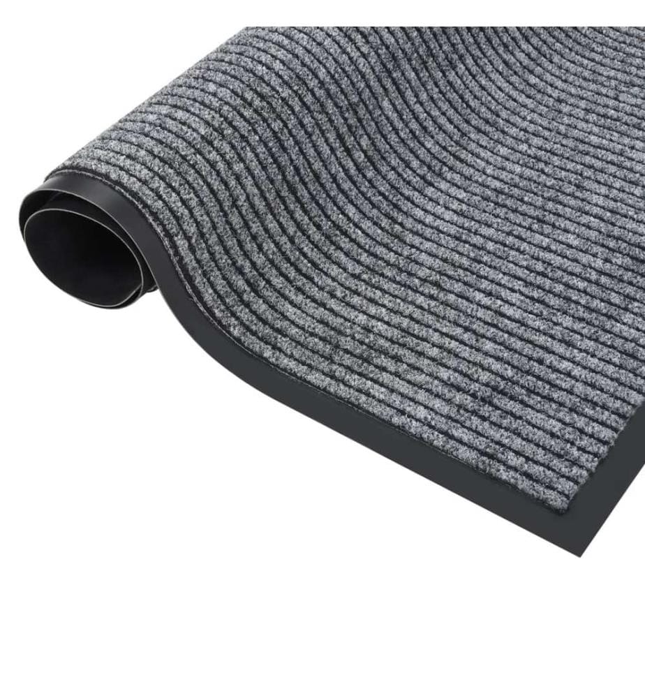Fussmatte Gestreift Grau 60x80 cm