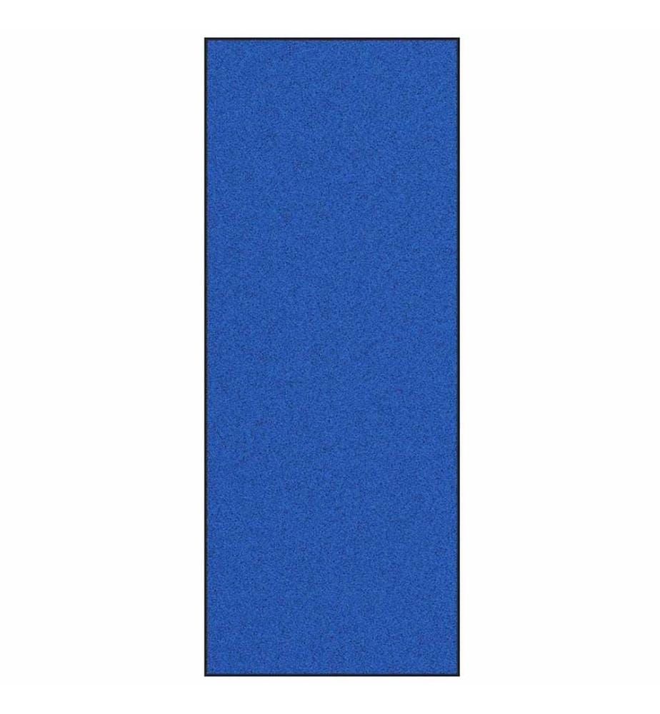 Tapis d'entrée Bleu et Noir 120 x 300 cm 100% Polyamide