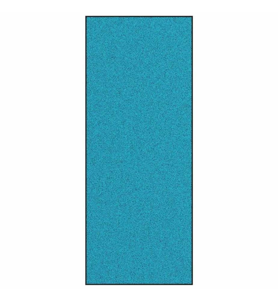 Tapis d'entrée Cyan et Noir 120 x 300 cm 100% Polyamide