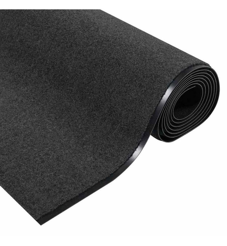 Fussmatte Anthrazit und Schwarz 120 x 350 cm 100% Polyamid