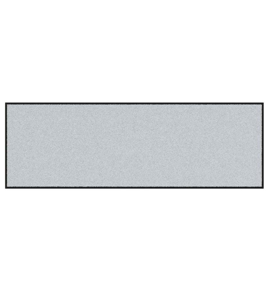 Fussmatte Grau und Schwarz 60 x 180 cm 100% Polyamid