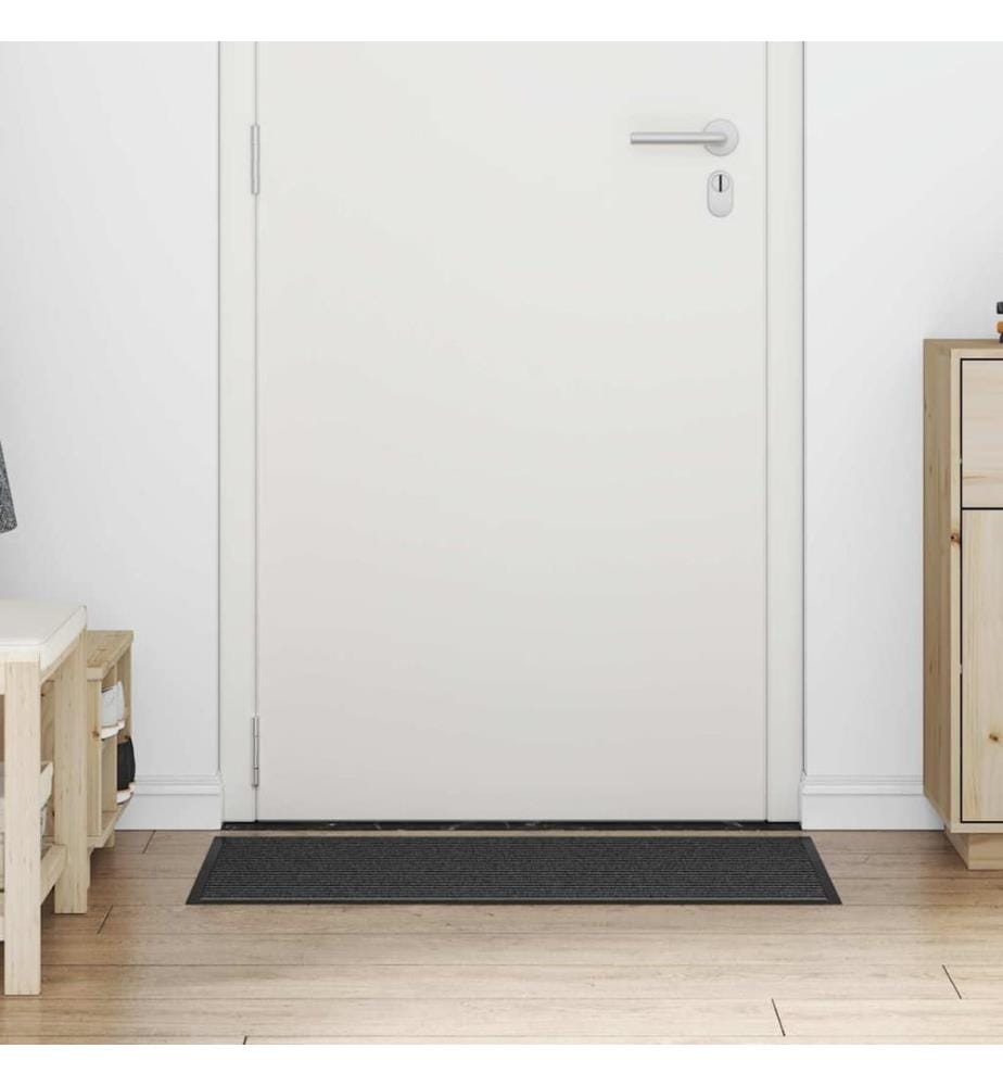 Fussmatte Schwarz 60 x 90 cm Polypropylen