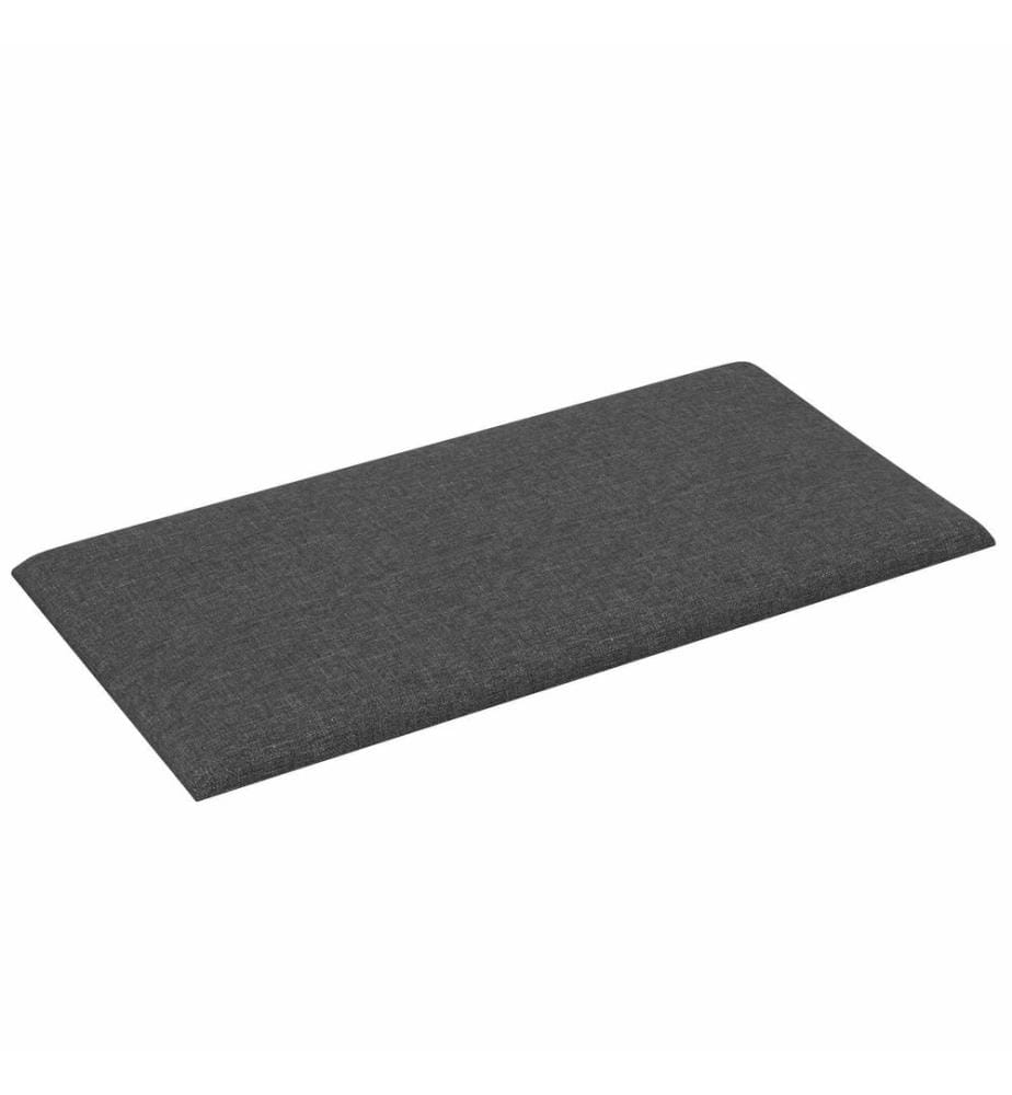 Wandkopfteilen 12 pcs Dunkelgrau 30 x 15 cm Stoff
