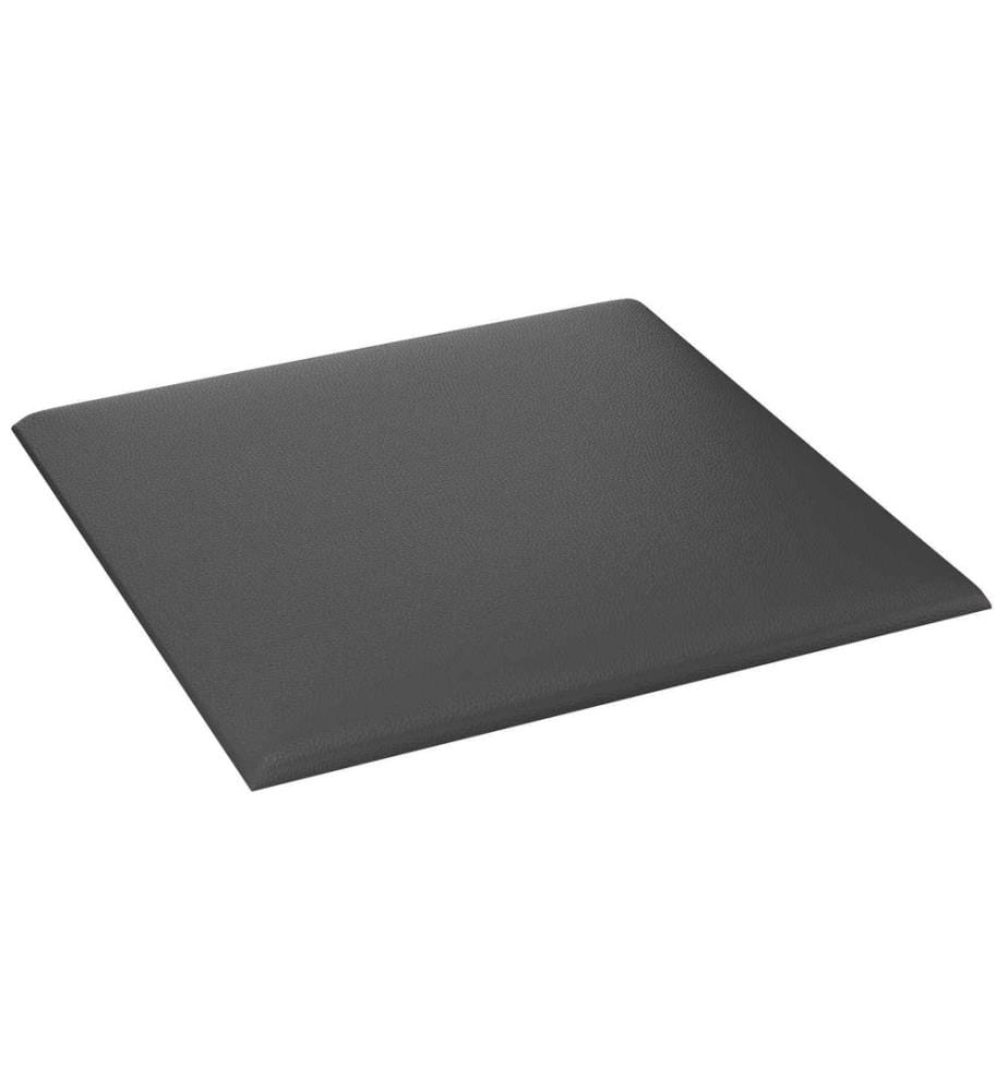 Tête de lit murale 12 pcs Gris 30 x 30 cm tissu