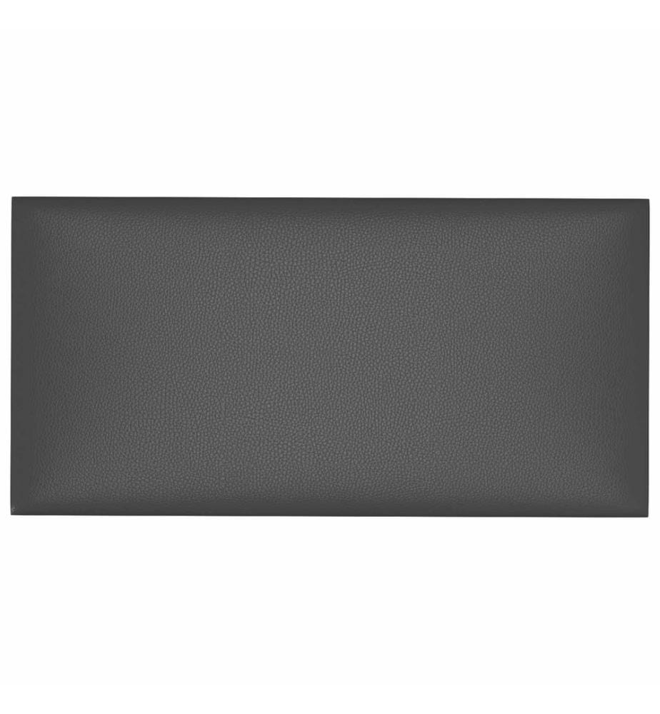 Tête de lit murale 12 pcs Gris 60 x 30 cm tissu