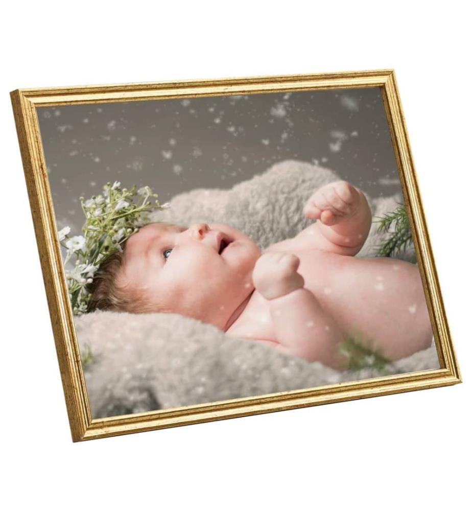 Collage de cadres photo 5 pcs de table Doré 15x21 cm MDF