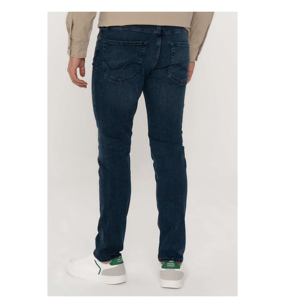 Jean en denim extensible - Bleu