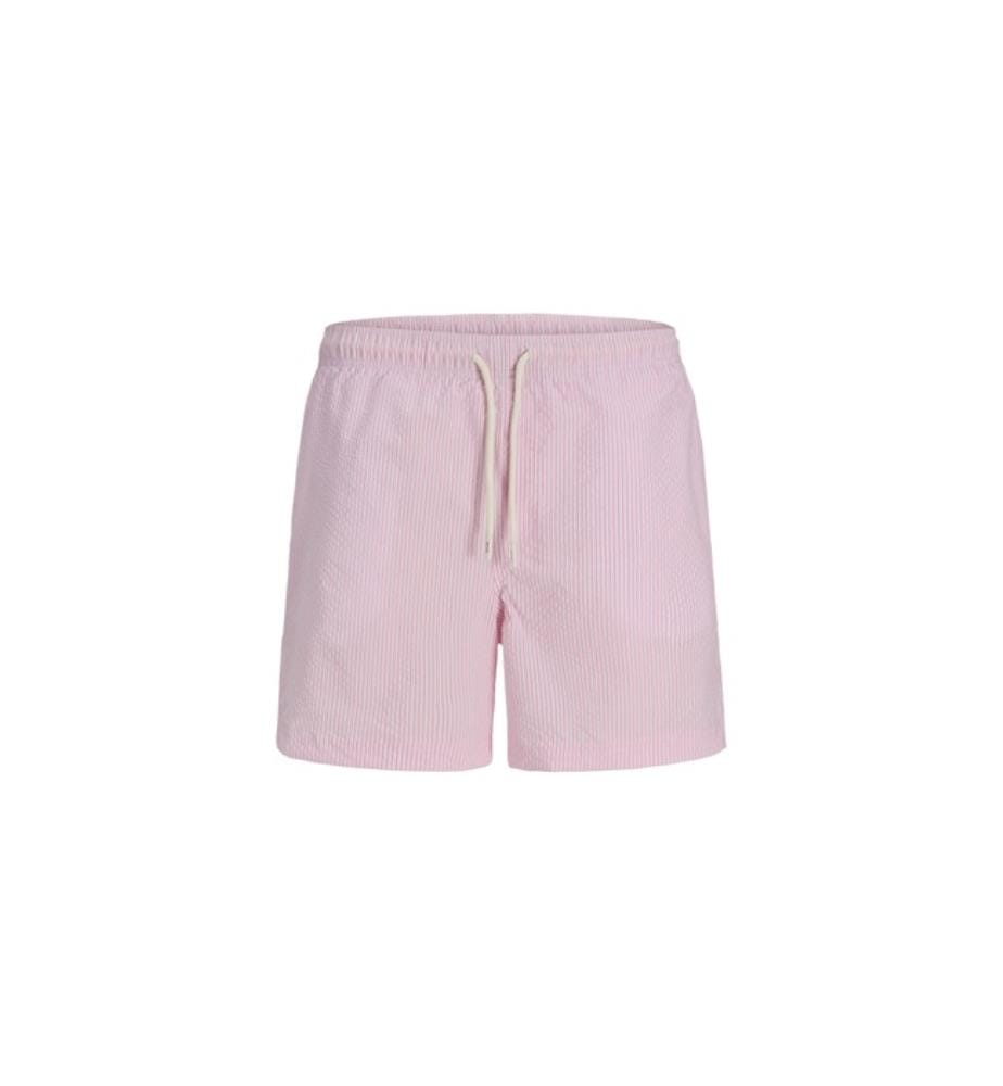 Lot de 3 Shorts de bain - Marine, Rouge et Lilas