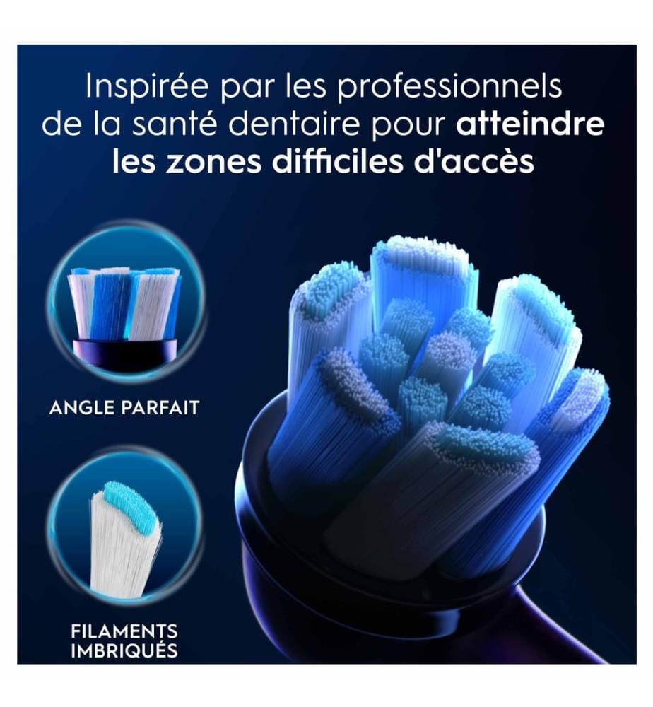Brossette ORAL B - Modèle : ULTIMATECLEANNOIRX3