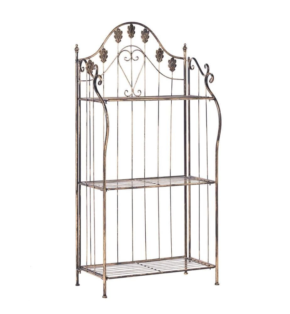 Scaffale VISANO Metallo 59 cm 30 cm Nero
