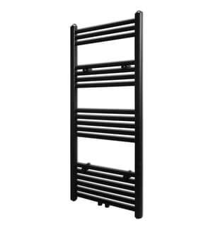 Handtuchheizkörper Warmwasser Gerade Schwarz 500x1160 mm