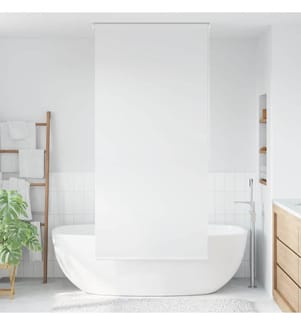 Store roulant de douche 100x240 cm Blanc