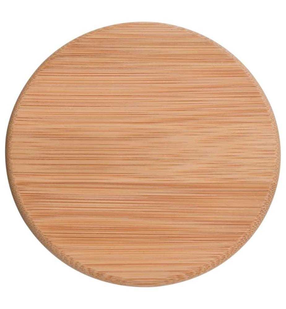 Vorratsgläser mit Bambusdeckel 4 Stk. 1200 ml