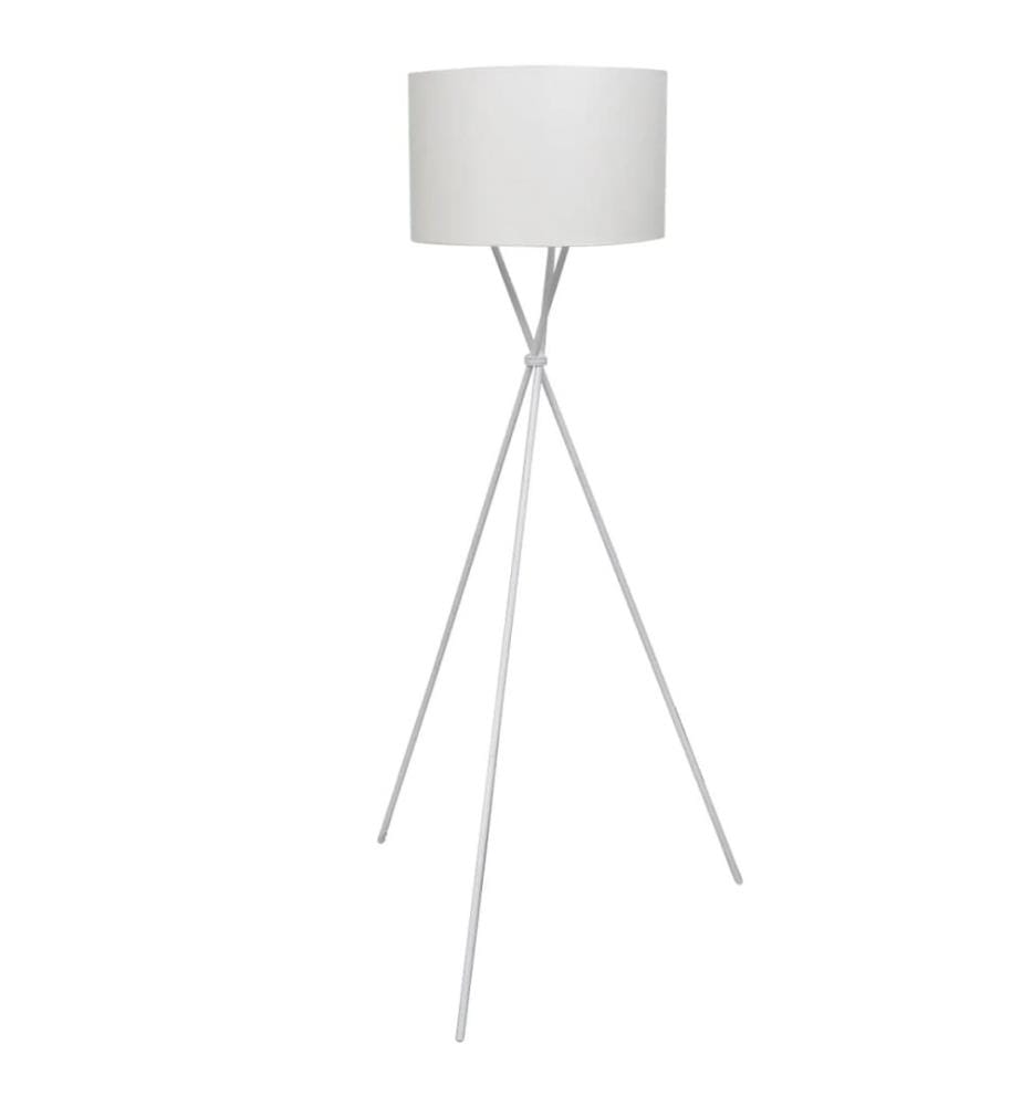 Lampadaire avec support haut Blanc