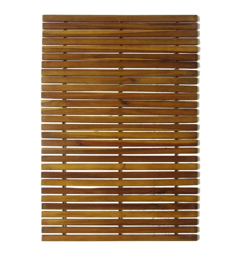 2 Stk. Akazienholz Badematte 80 x 50 cm