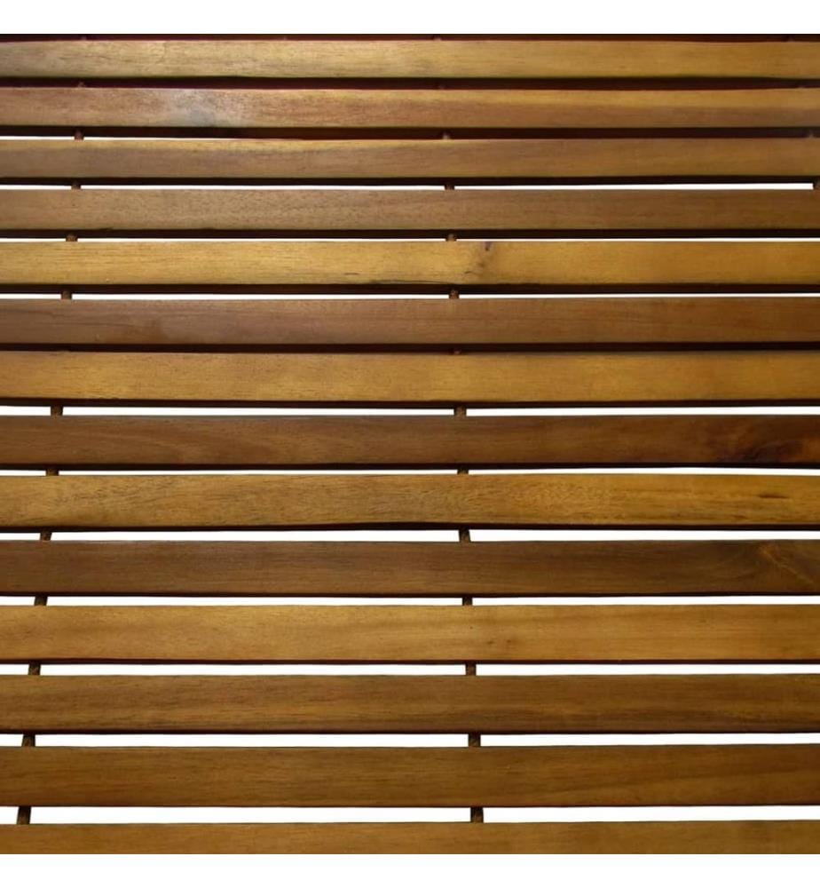 2 Stk. Akazienholz Badematte 80 x 50 cm