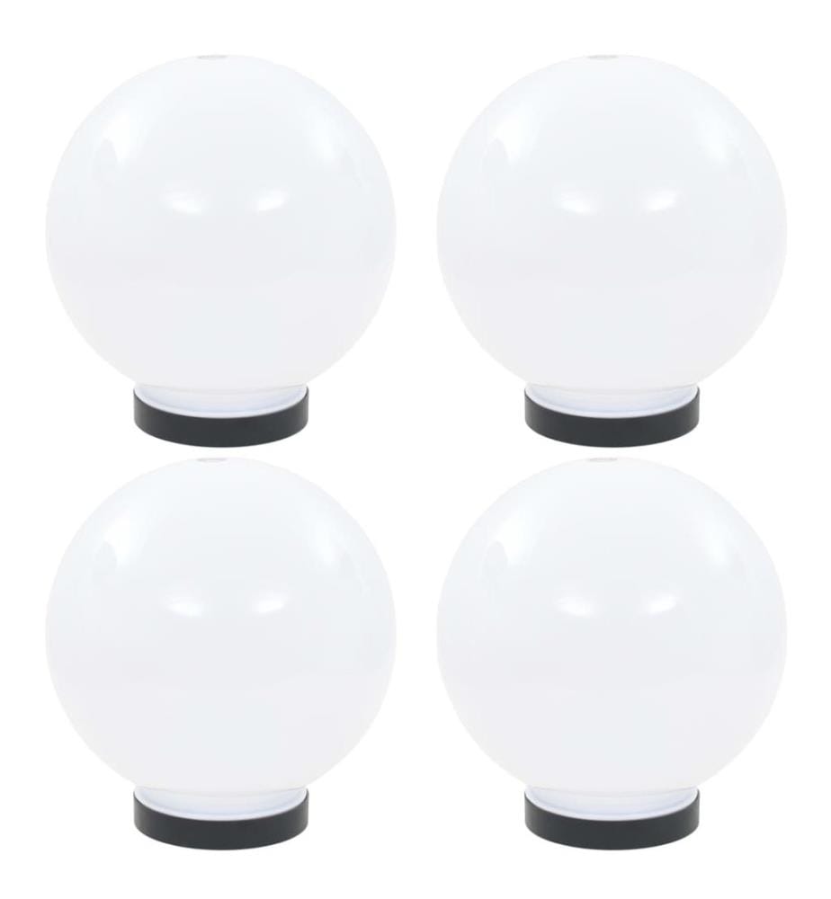 LED-Gartenleuchten 4 Stk. Kugelförmig 20 cm PMMA