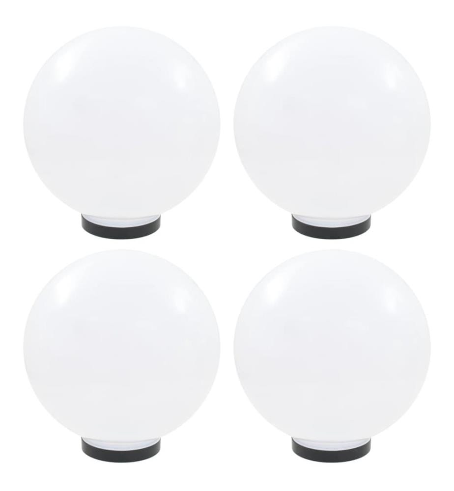 LED-Gartenleuchten 4 Stk. Kugelförmig 30 cm PMMA