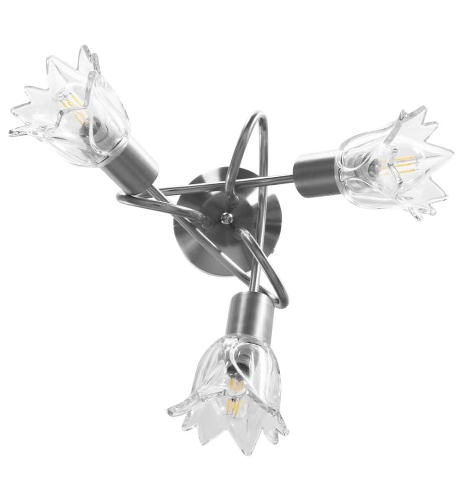 Deckenleuchte Glas-Lampenschirme für 3 E14 Glühlampen