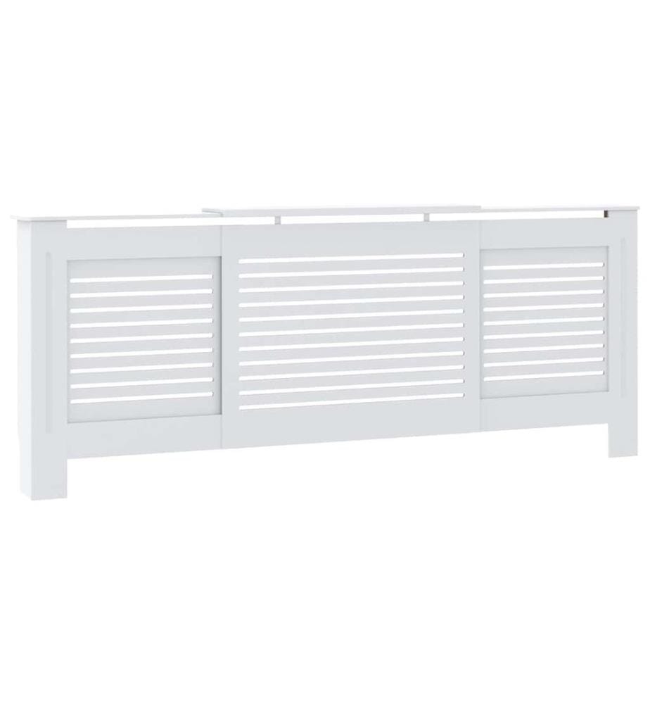 Cache-radiateur MDF Blanc 205 cm