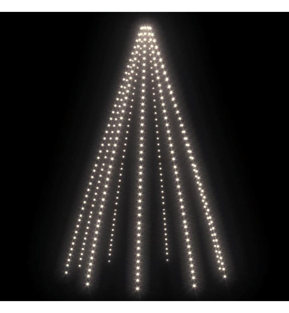 Weihnachtsbaum-Lichternetz mit 400 LEDs Kaltweiss 400 cm