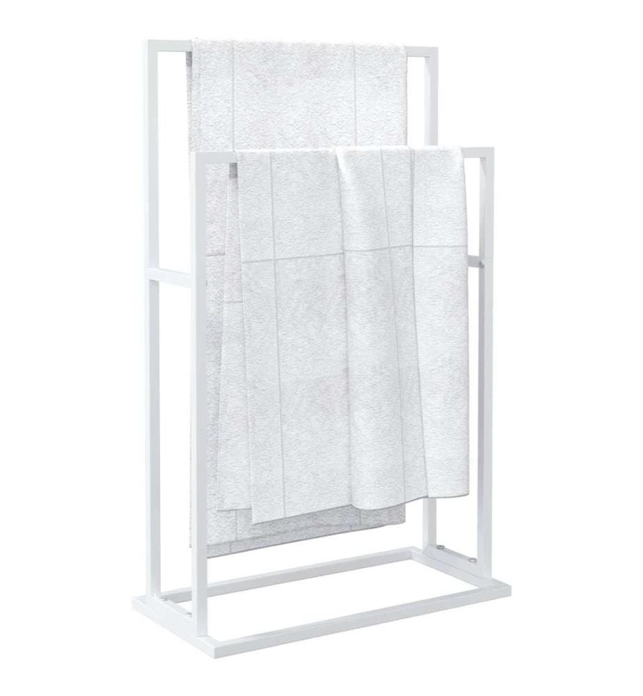 Handtuchständer Weiss 48x24x78,5 cm Eisen