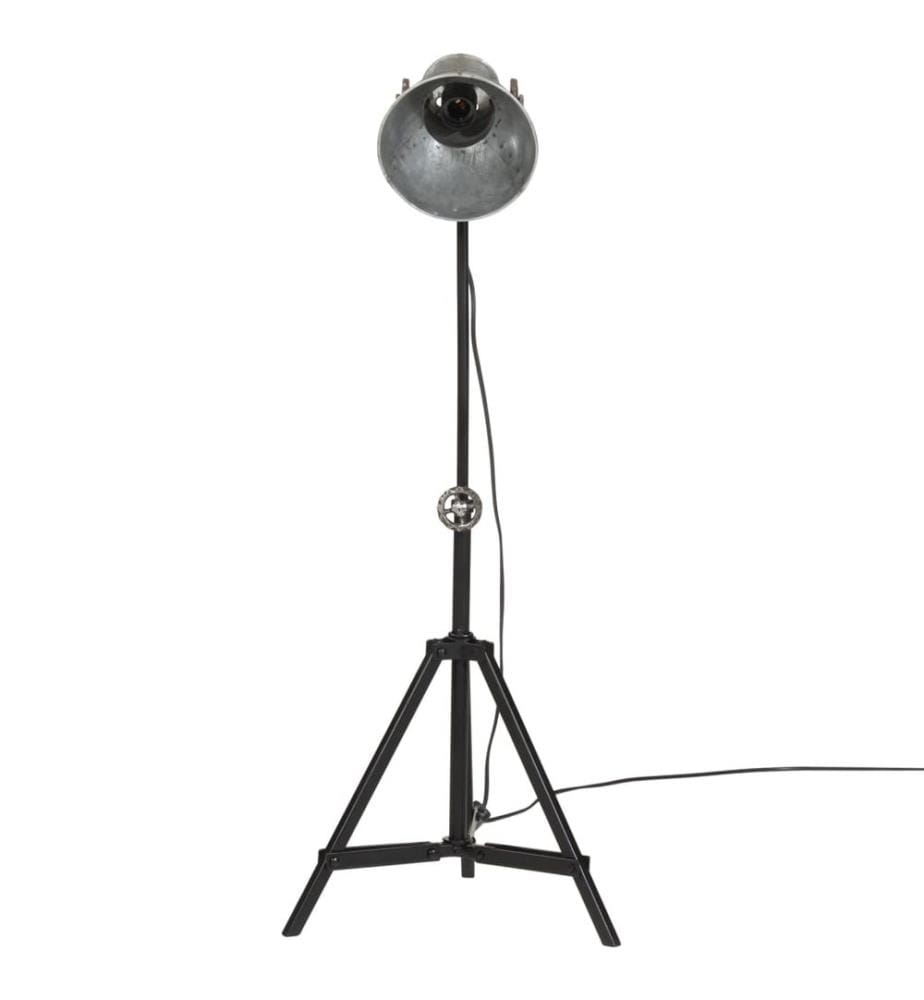 Stehleuchte 25 W Vintage-Silber 35x35x65/95 cm E27