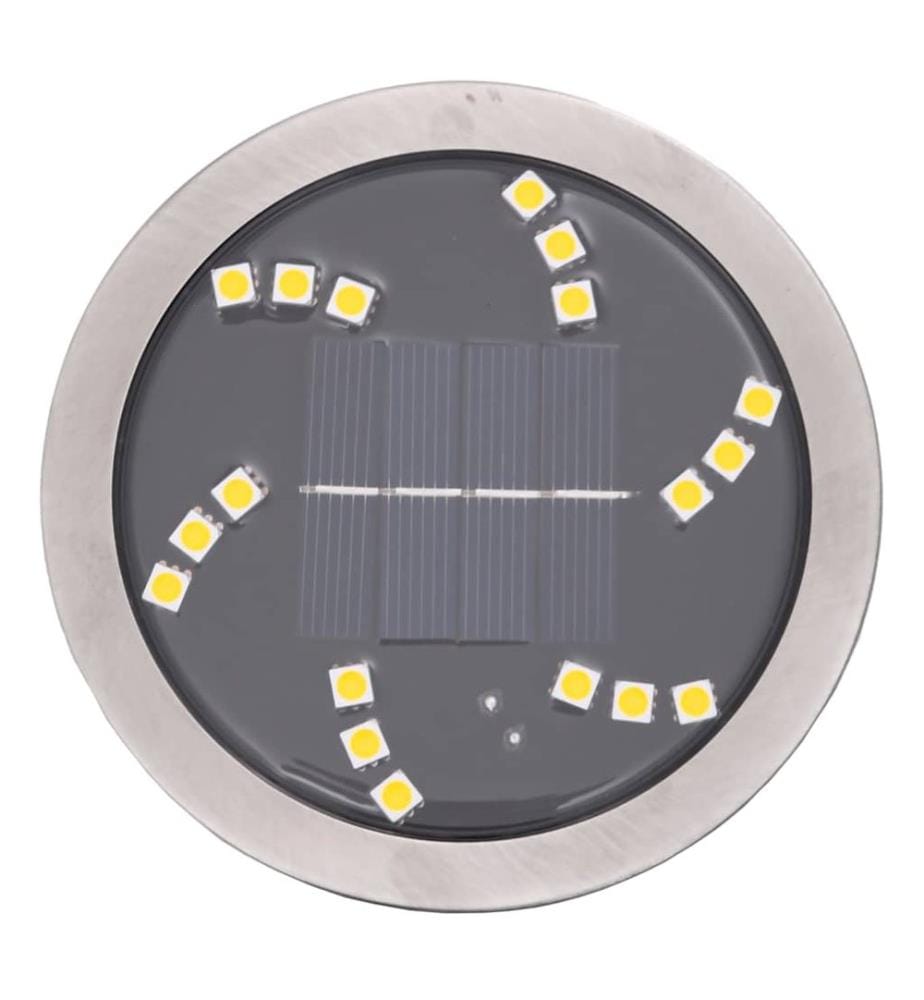 Solar-Bodenleuchten mit Erdspiess 4 Stk. Warmweiss