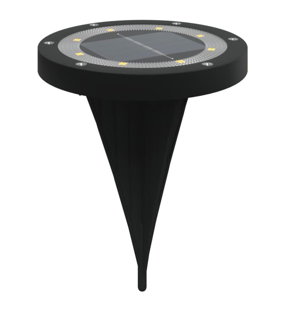 Solar-Bodenleuchten mit Erdspiess 4 Stk. Warmweiss
