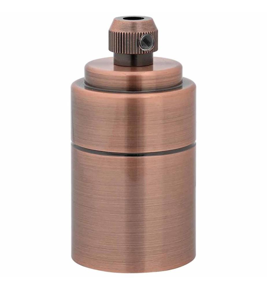 Douilles de lampe 2 pcs bronze rouge E27