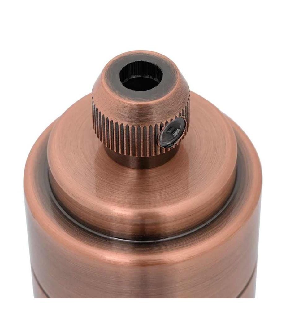 Douilles de lampe 2 pcs bronze rouge E27