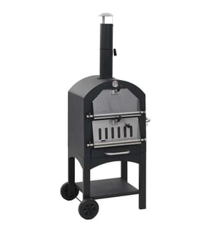 Garten-Holzkohle-Pizzaofen mit Schamottstein