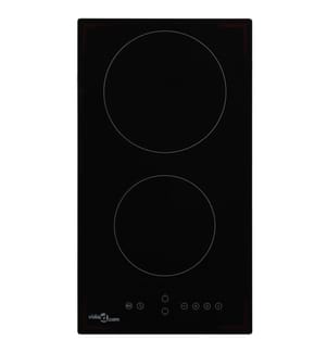 Glaskeramik-Kochfeld mit 2 Platten Touch Control 3000 W