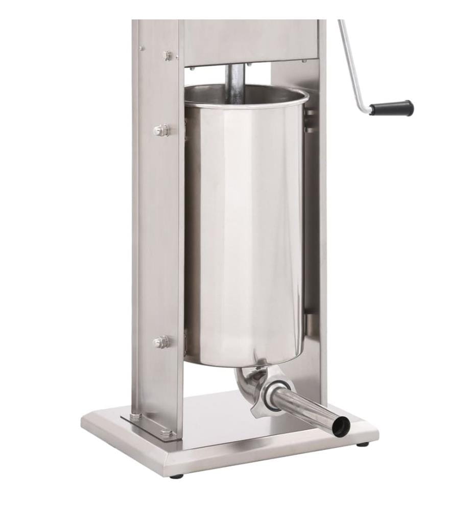 Manueller Wurstfüller Silbern 15 L Edelstahl