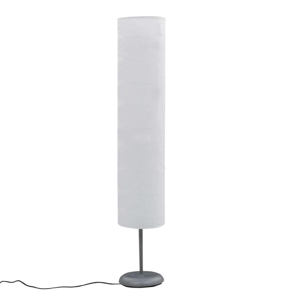 Lampadaire avec support 121 cm Blanc E27