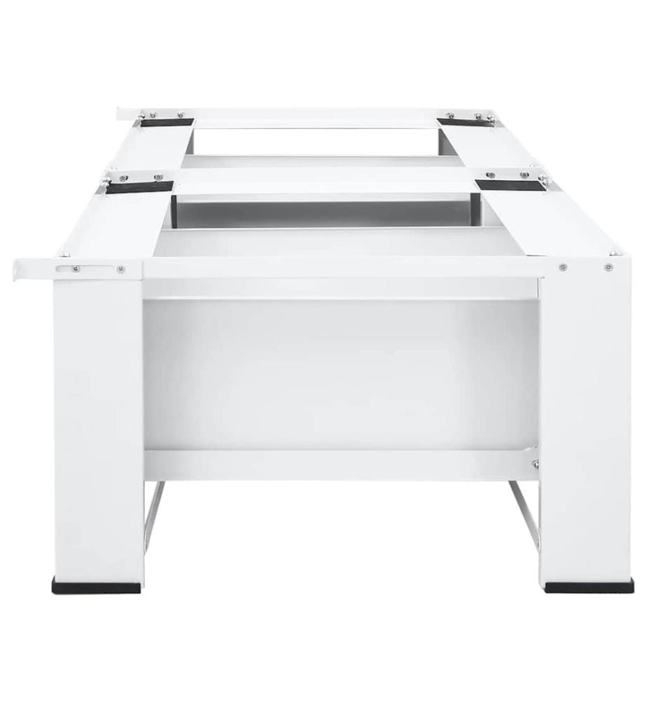 Doppel-Untergestell für Waschmaschine und Trockner Weiss