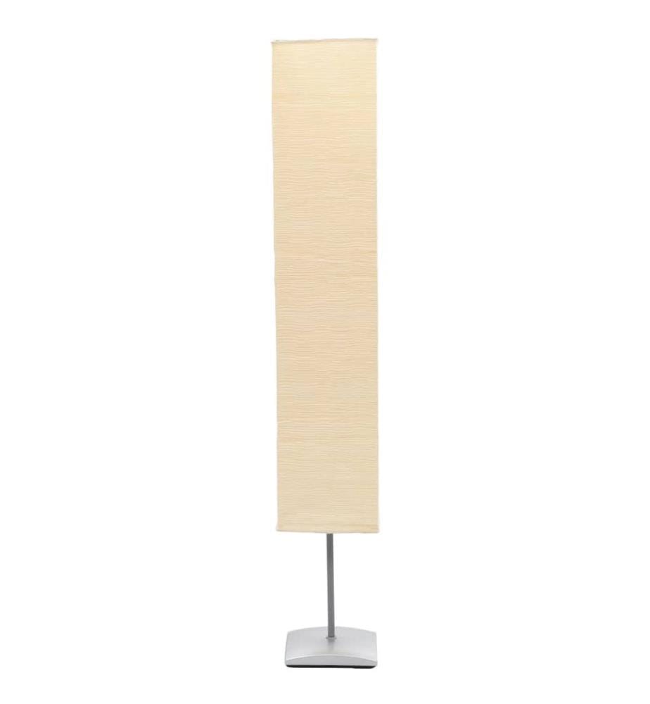 Lampadaire avec support en acier 135 cm Beige