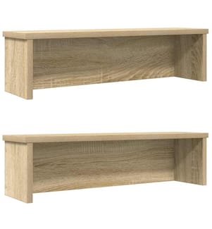 Küchenregale Stapelbar 2 Stk. Sonoma-Eiche 60x15x16 cm