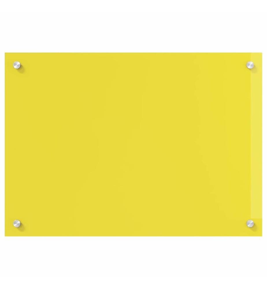 Küchenrückwand 2 pcs Gelb 70 x 50 cm Gehärtetes Glas