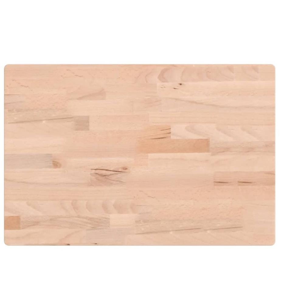 Planche à découper 60x40x4 cm bois massif de hêtre