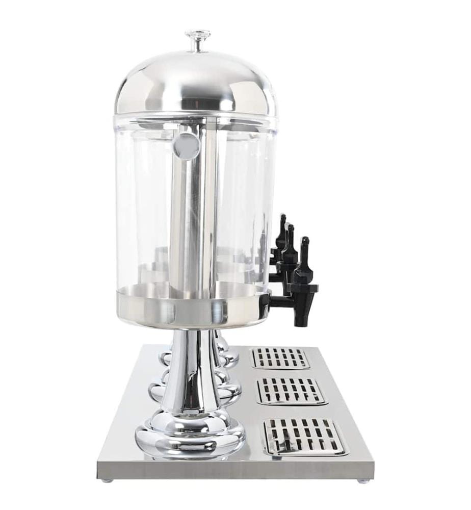 Distributeur de jus en acier inoxydable 3 x 8 L