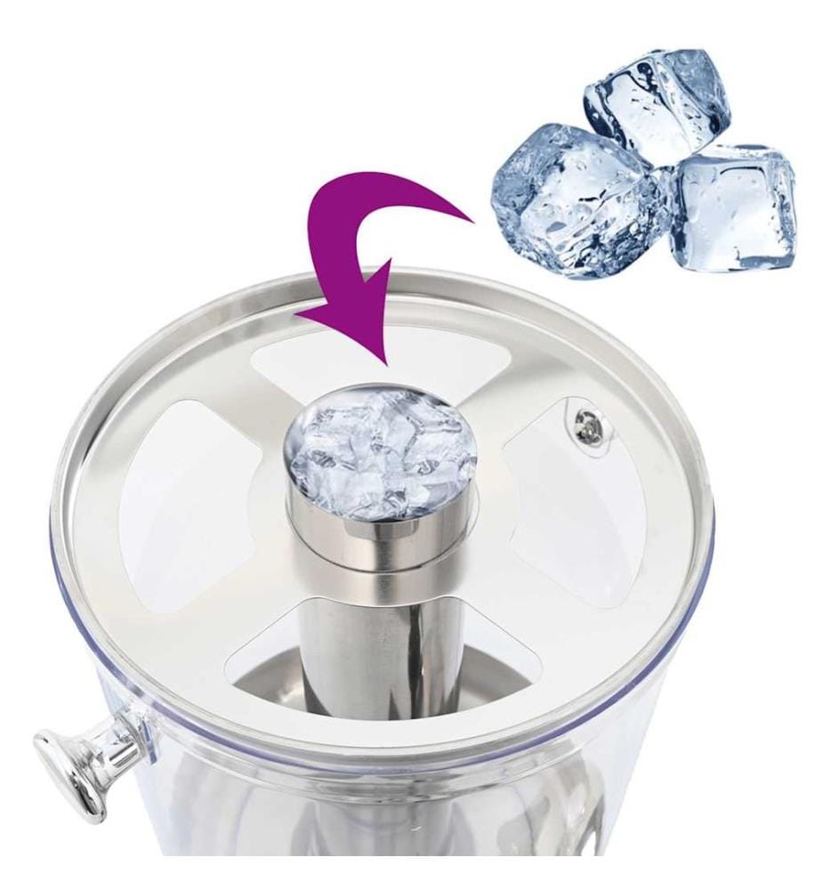 Distributeur de jus en acier inoxydable 3 x 8 L