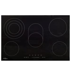 Glaskeramik-Kochfeld mit 5 Platten Touch Control 90cm cm 8500 W