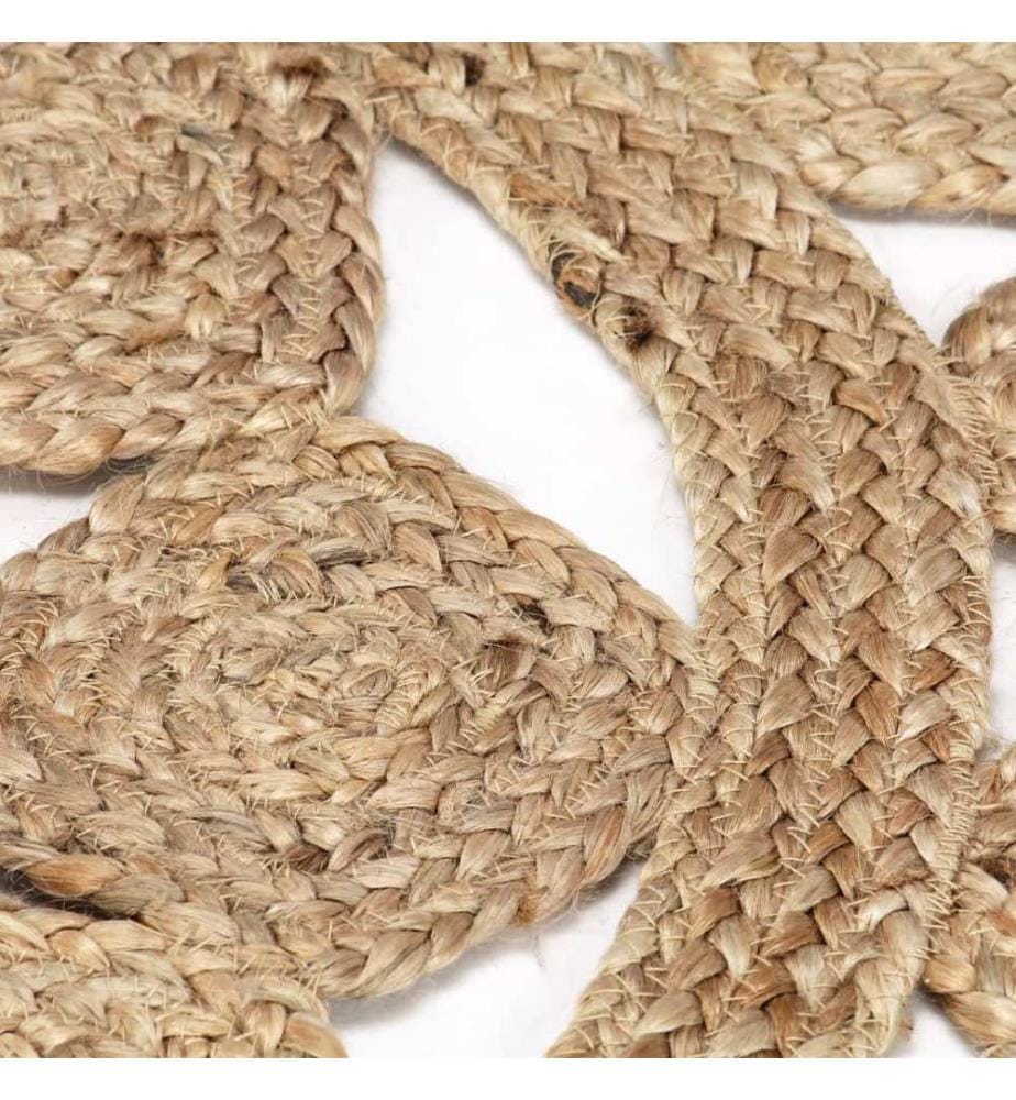 Tapis fait à la main Jute tressée 120 cm