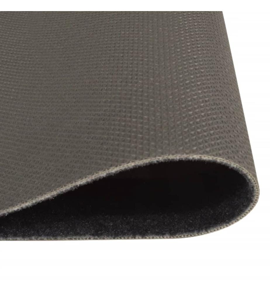 Tapis de cuisine lavable impression café noir 60x300 cm velours