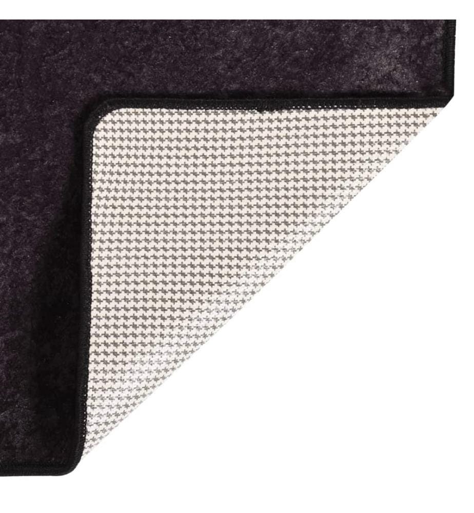 Tapis lavable anthracite 400x300 cm antidérapant