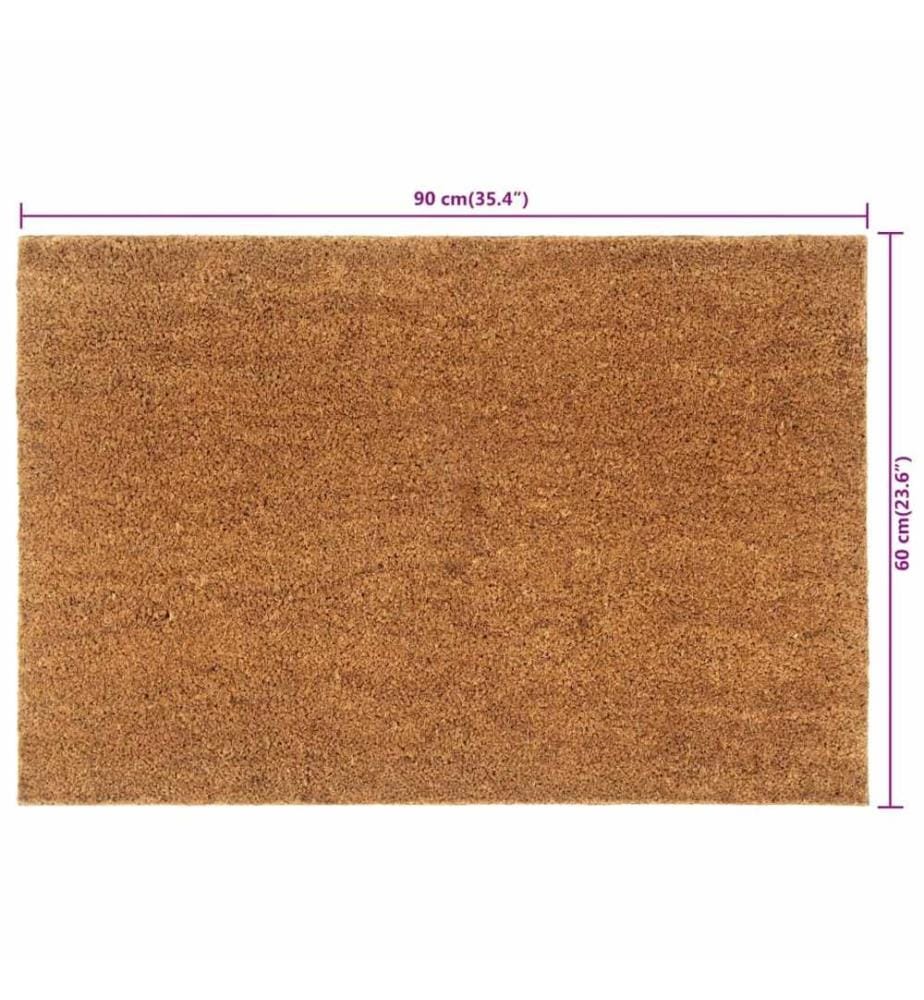 Fussmatte Natur 60x90 cm Kokosfaser Getuftet