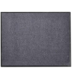 Türmatte Grau 90 x 150 cm PVC
