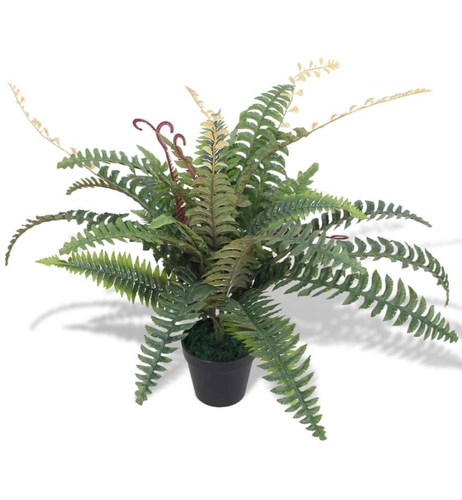 Künstliche Farnpflanze mit Topf 60 cm Grün