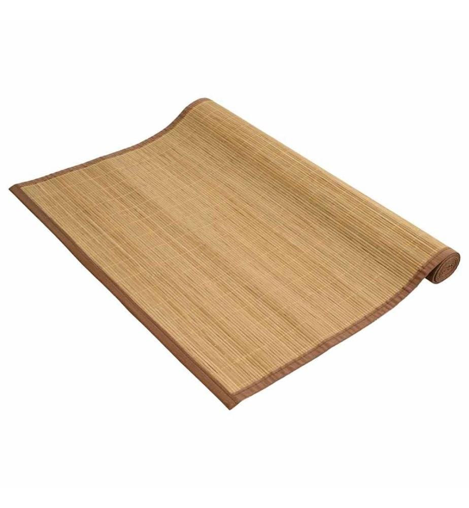 Teppich Bambus 160x230 cm Braun